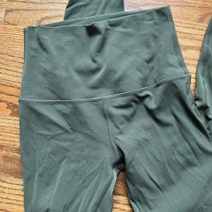 Lululemon Dark Olive Super High Rise Align Leggings